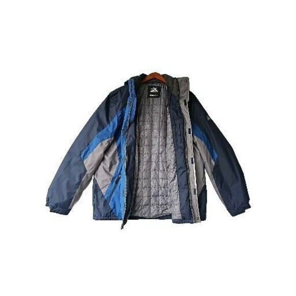 ZeroXposur - Men's XXL/XXG - Heavyweight 3-in-1 Winter Coat Jacket Slate/Blue - Picture 2 of 11